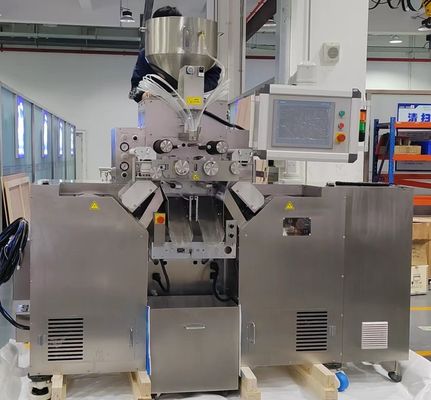 kualitas  High Torsion Stiffness Soft Gel Capsule Machine with Harmonic Reducer 5.5kw 16 Plunges pabrik