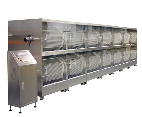 2 Kandang Setiap Unit Kapsul Lembut Tumbler Pengering RTD580x9001-SC Dengan Double Lapisan Rotary Kandang