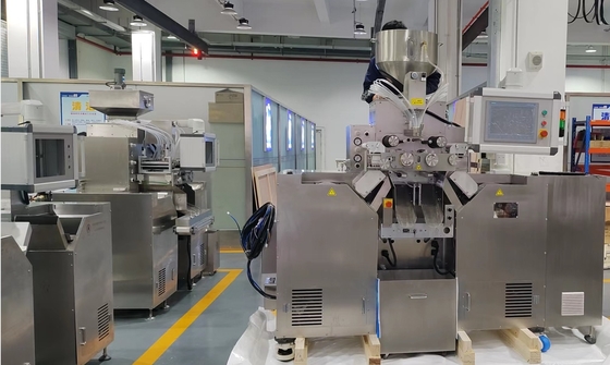 Peralatan kapsul lunak kontrol servo stainless steel untuk panduan pita drive independen