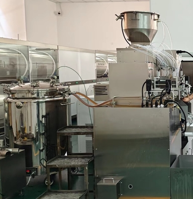 Mesin Kapsul Gel Lembut dengan Pump Pengukur Independen Kecepatan Rolling 1-3.5rpm