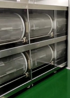 PLC Friendly Rotary Soft Capsule Drying Machine Layar sentuh Untuk Pengeringan 50kg