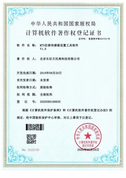 Cina TIENMIN Co.,LTD Sertifikasi