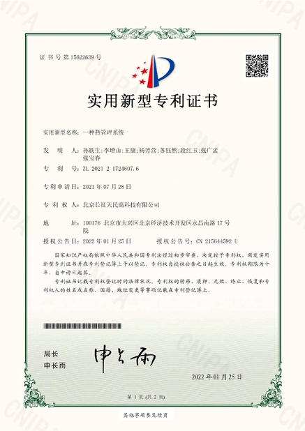 Cina TIENMIN Co.,LTD Sertifikasi